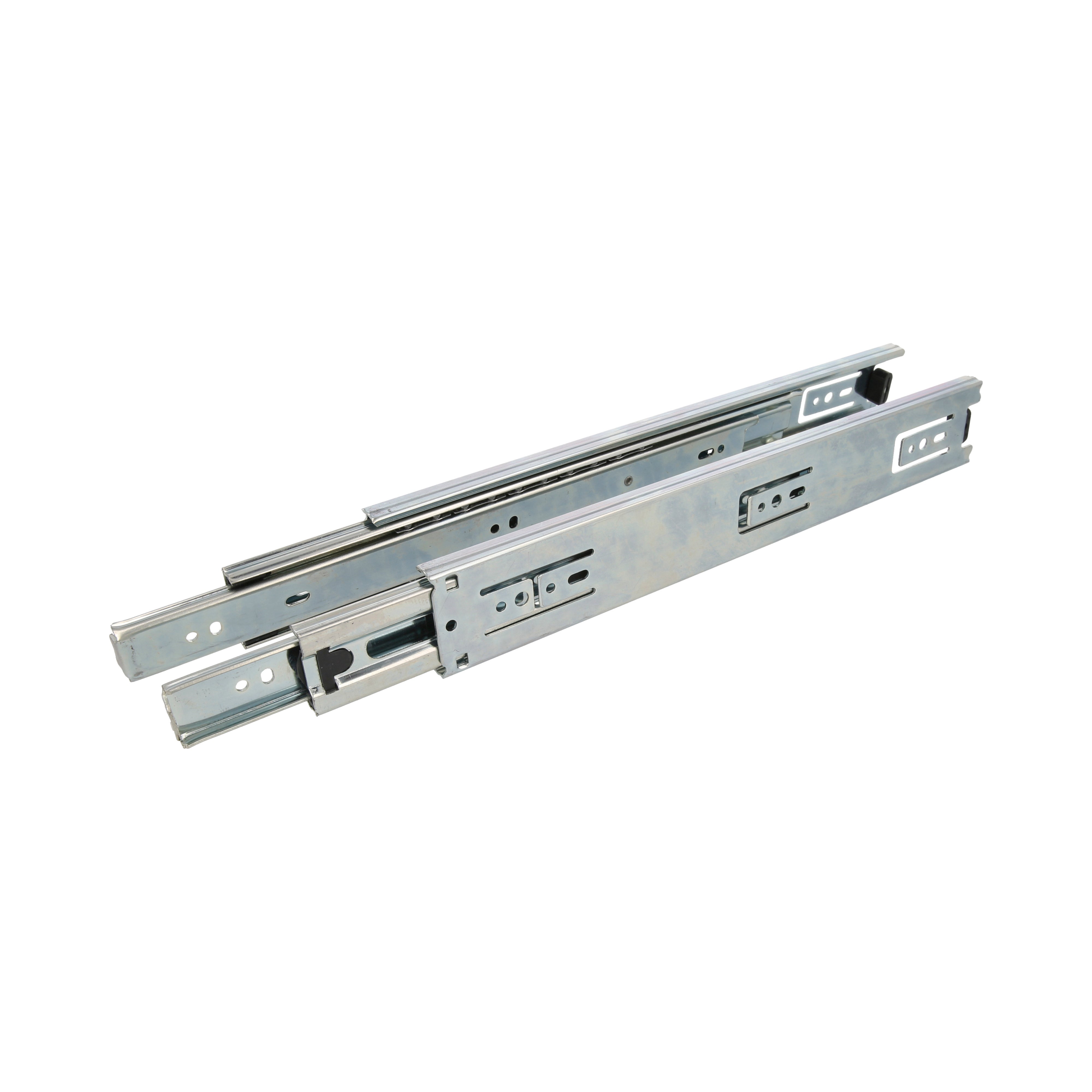 Guide Metalliche Per Tastiera Amig 400x35 Mm (2 Pezzi) | Scorrevoli A Estrazione Parziale, Con Cuscinetti A Sfera, Acciaio Zincato