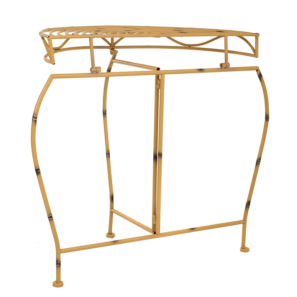 Entrée en fer forgé jaune 75x37x75h - 5