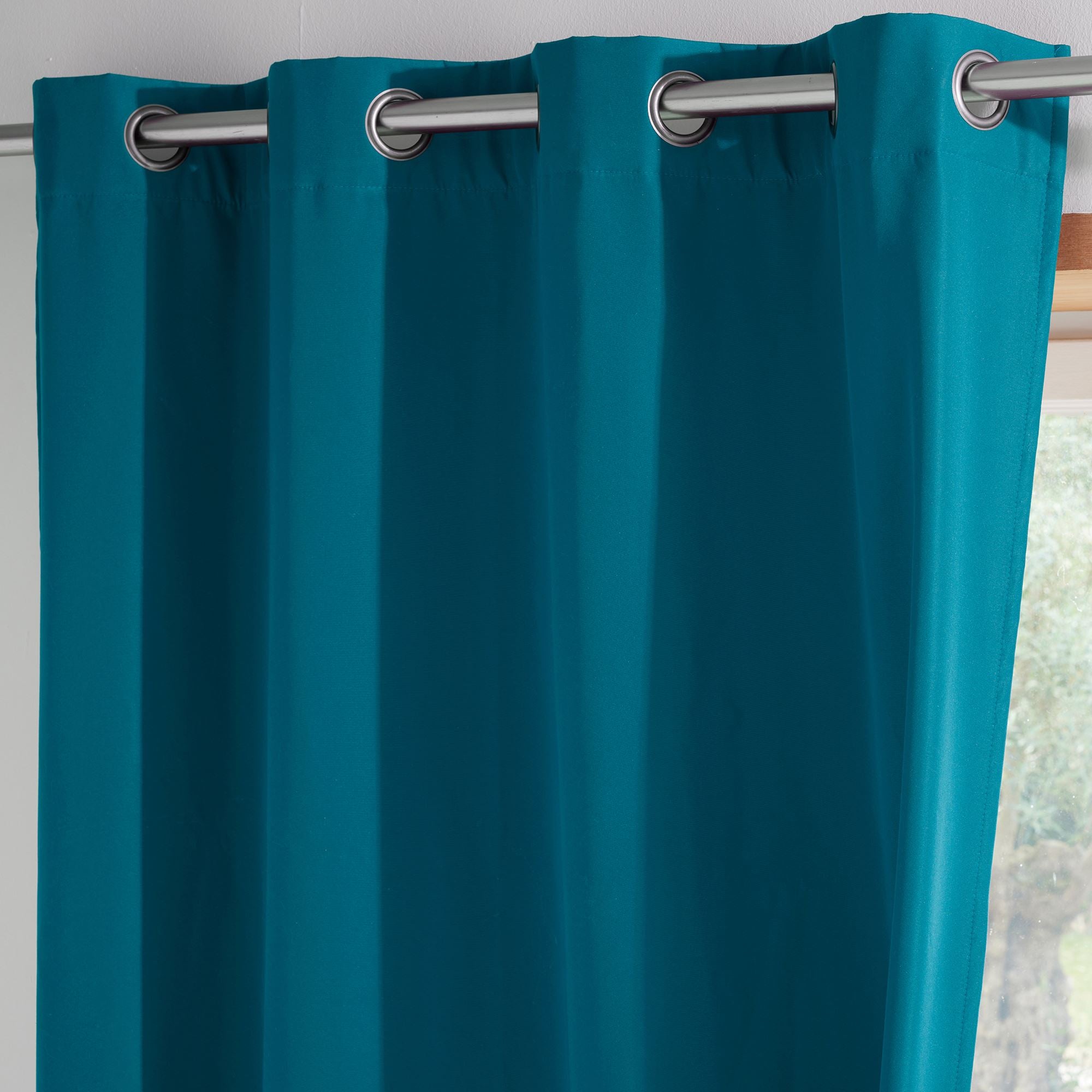 Rideau Bleu Paon
