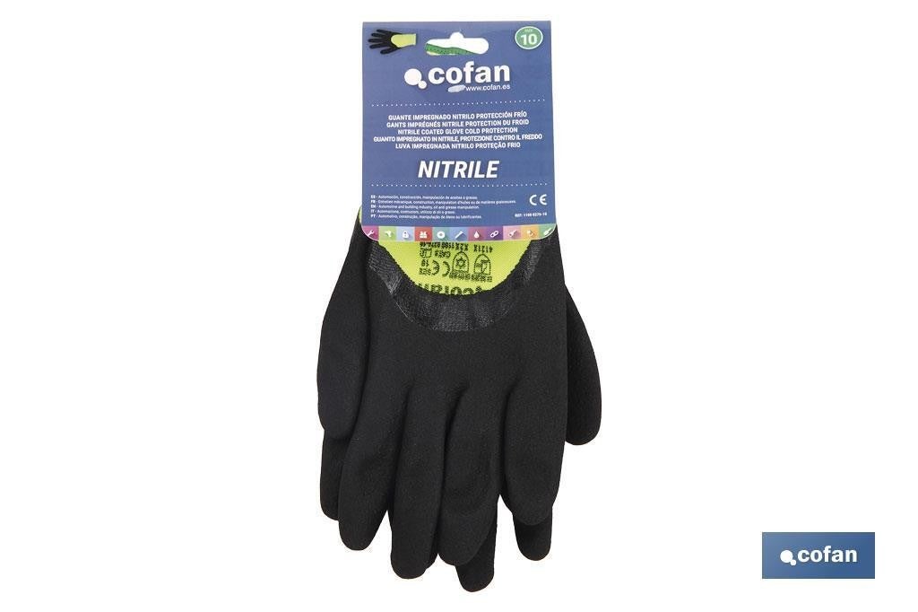 GUANTE IMPREG. NITRILO ESPUMA PROTECC. FRIO T-10 venta unitaria - 3