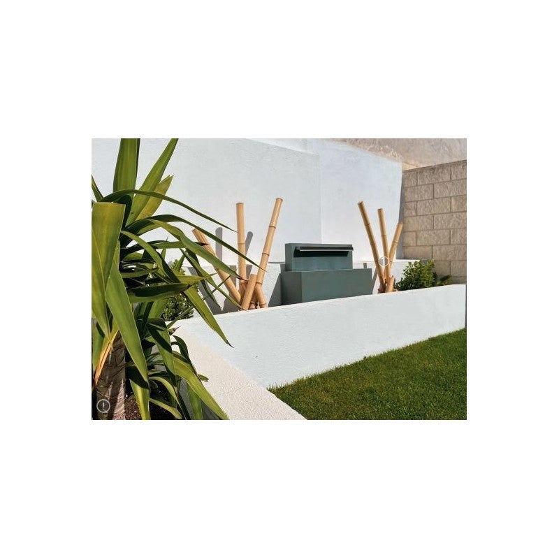Tutor de bambu Decorativo 180 cm, 30/40mm, Tutores Redondos, Postes de Madera, Estaca para Jardin, separacion de ambientes - 2