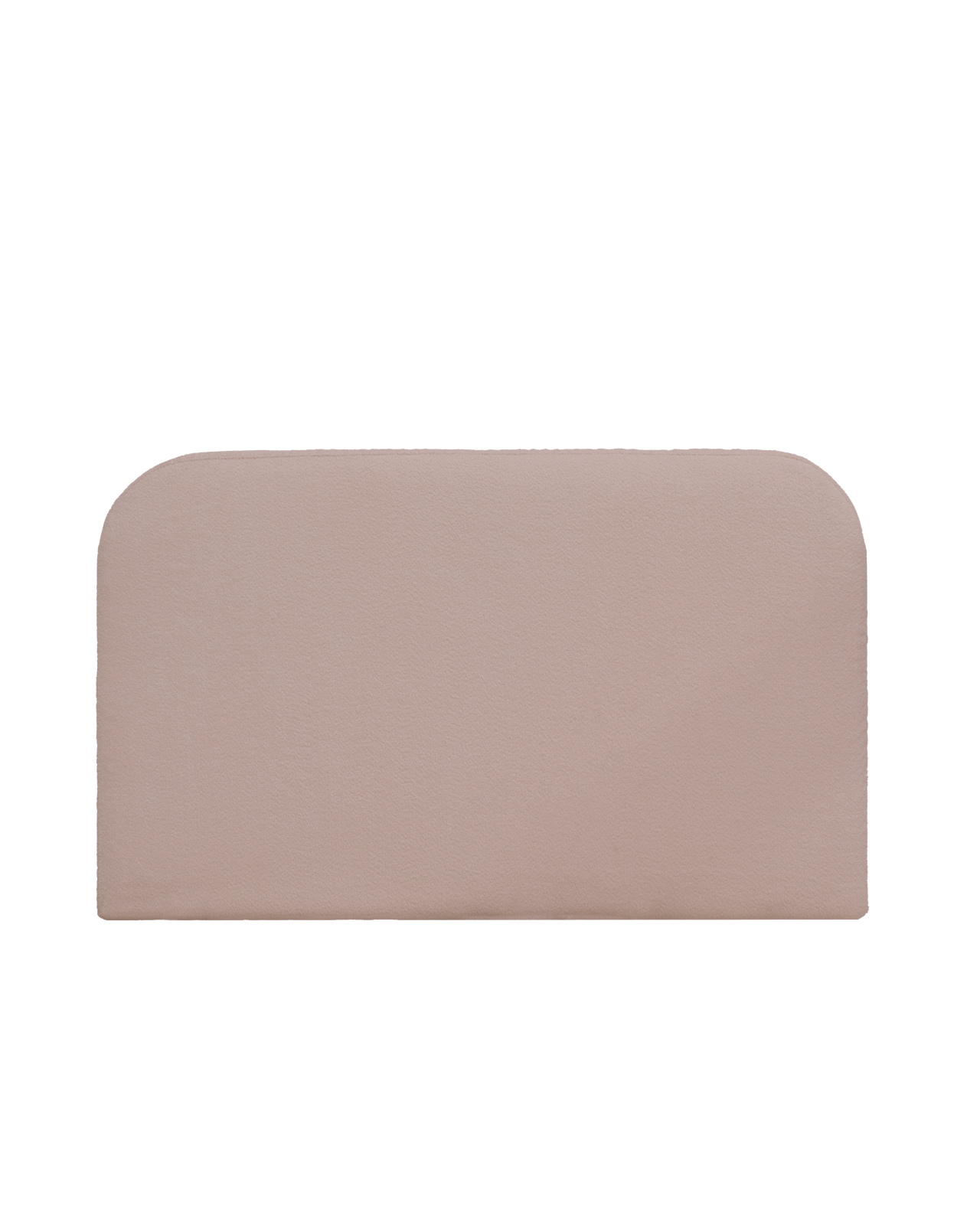 BERTA - Tête de lit déhoussable en bouclé rose de 160x110 cm - DECOWOOD ...
