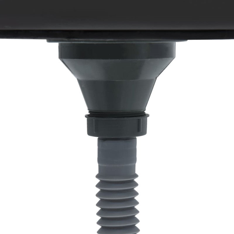 Lavello da Cucina Lavorato a Mano in Acciaio Inox vidaXL - 6