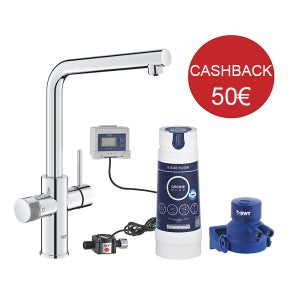 Filtre Grohe Blue Magnésium + Zinc, filtration 5 phases, 400 l 40691002 - Vente en gros d