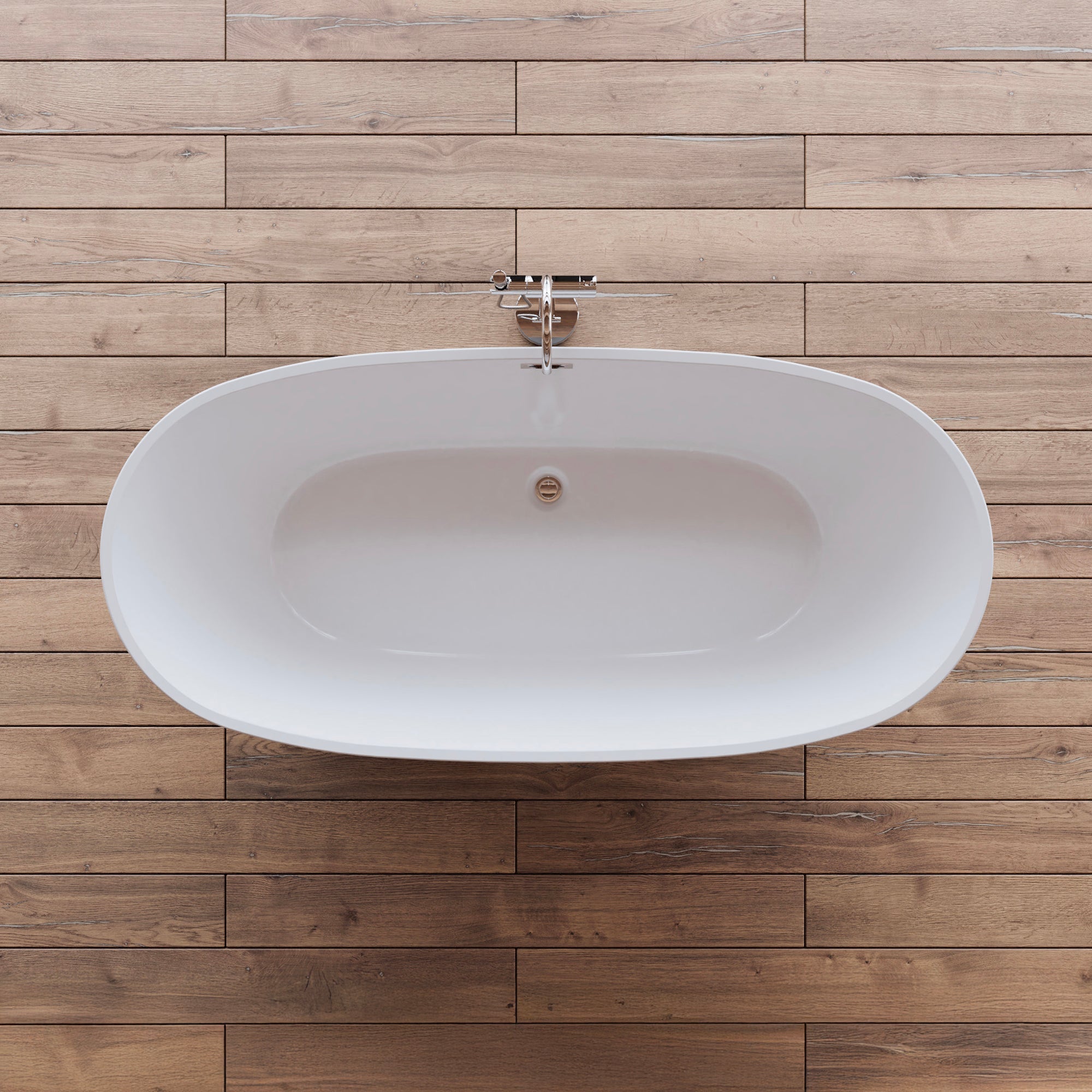 Baignoire Ilot Venecia 170 blanche 170 x80 x57 cm, by SPALINA - 2