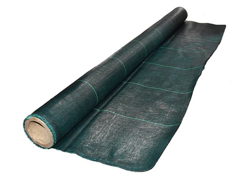 Kit : Toile de paillage 130g/m² verte + agrafes 130g/m² 1,25m x 100m Vert - 2