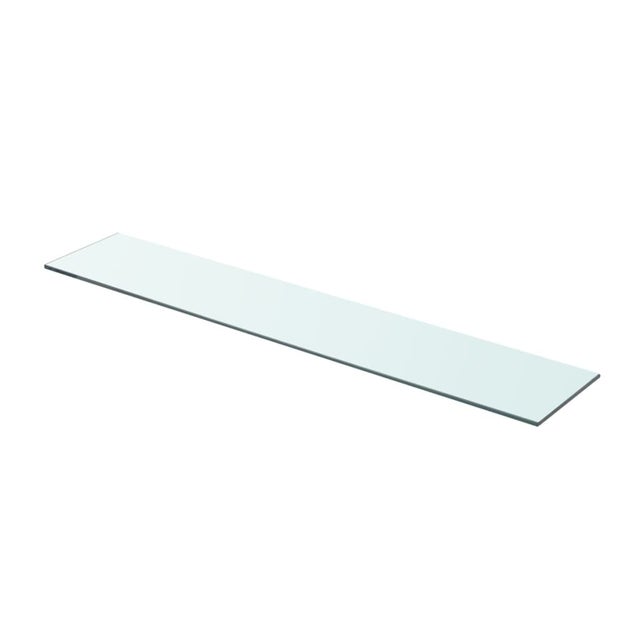Etagère 2 modules panneau verre transparent 80x15 cm - COMFORTXL