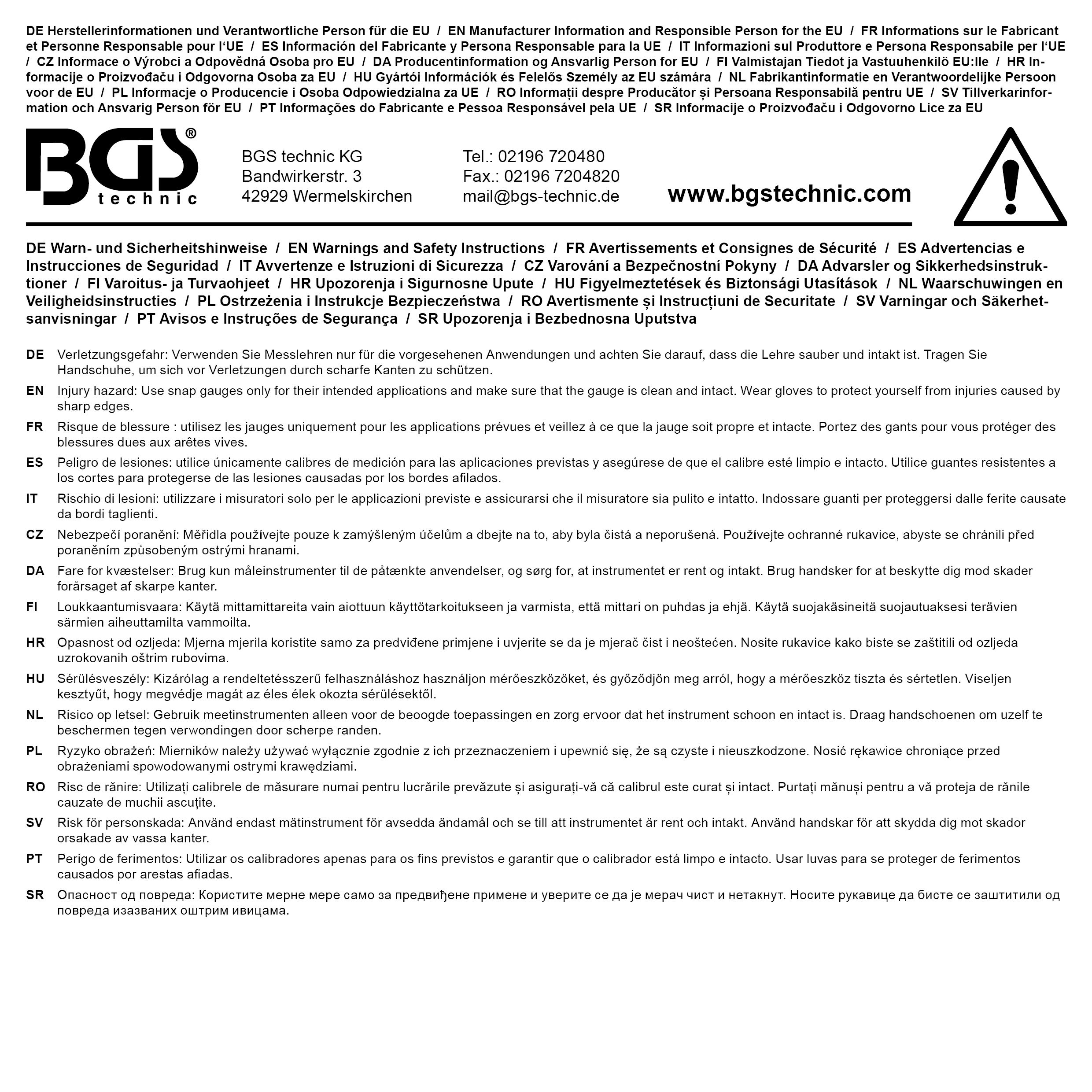 Mètre ruban BGS - 20 m - 50880 - 5