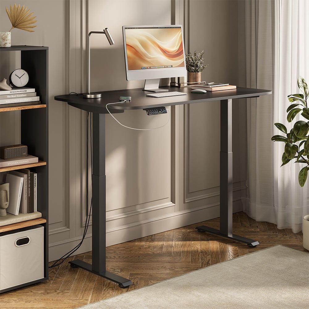 Vicco Biurko Elevate, Czarny/Antracyt, 140 x 80 cm - 7