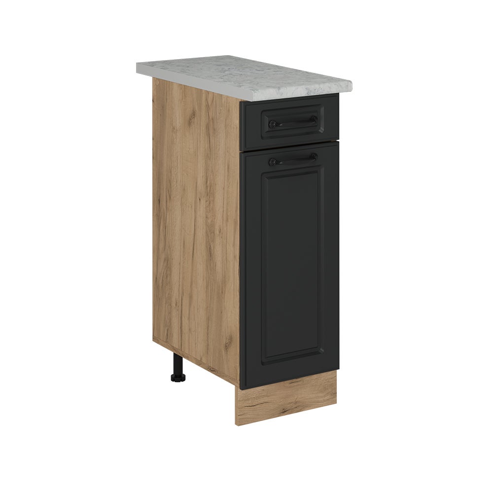 Vicco Szafka dolna do kuchni R-Line, Antracytowy domek wiejski, 30 cm BR Marmur