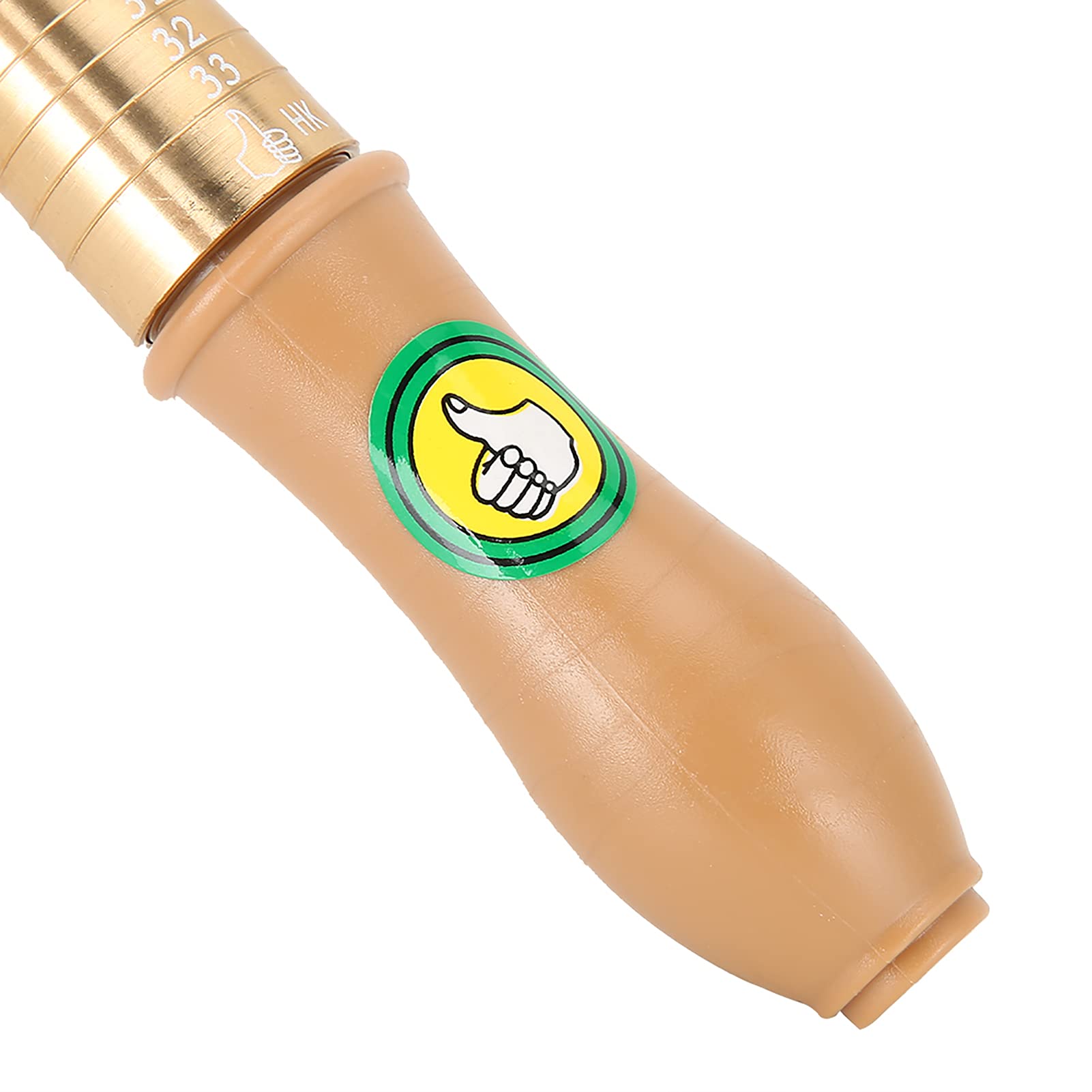 Marlion Jewels Calibro Per Anelli In Silicone Nero E Oro - Misuratore Digitale Universale Per Uomo E Donna, Accessorio Gioielleria