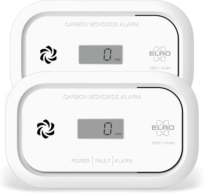 Lot De 2 Détecteurs De Monoxyde De Carbone FireAngel FA3820 – 10 Ans D'autonomie