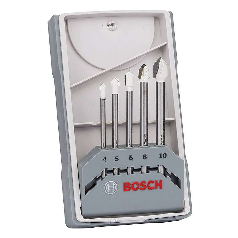 Wiertła Bosch CYL-9 Ceramic 5 sztuk główka wzmocniona ostry środek