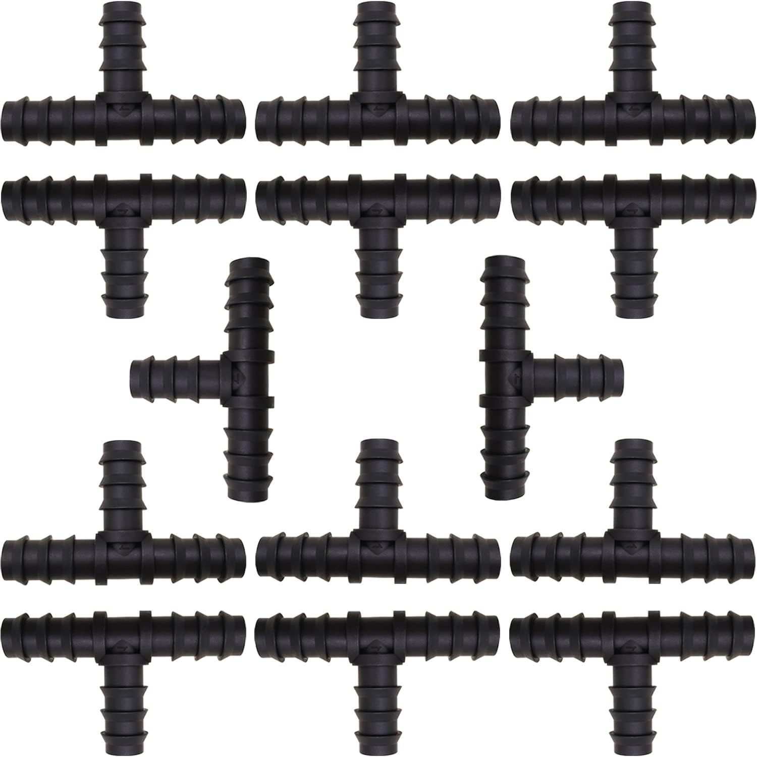 14 szt. złączek T, złącze ogrodowe z kolcami, do węża 1/2" (16 mm)