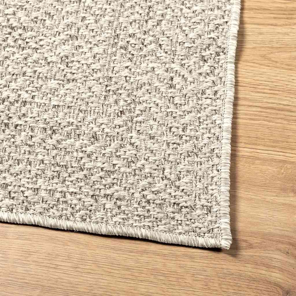 Tapete ZIZUR creme 140x200cm aspeto de juta interior e exterior vidaXL - 7