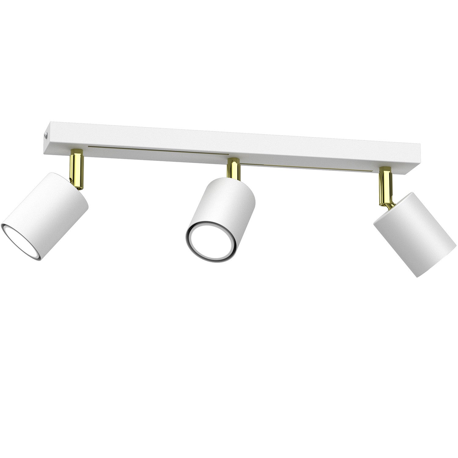 Lampa sufitowa wisząca Striper biały mat-złoty połysk 3xGU10x8W wym: 14,5 x 40 x 5,5 cm metal Luminex