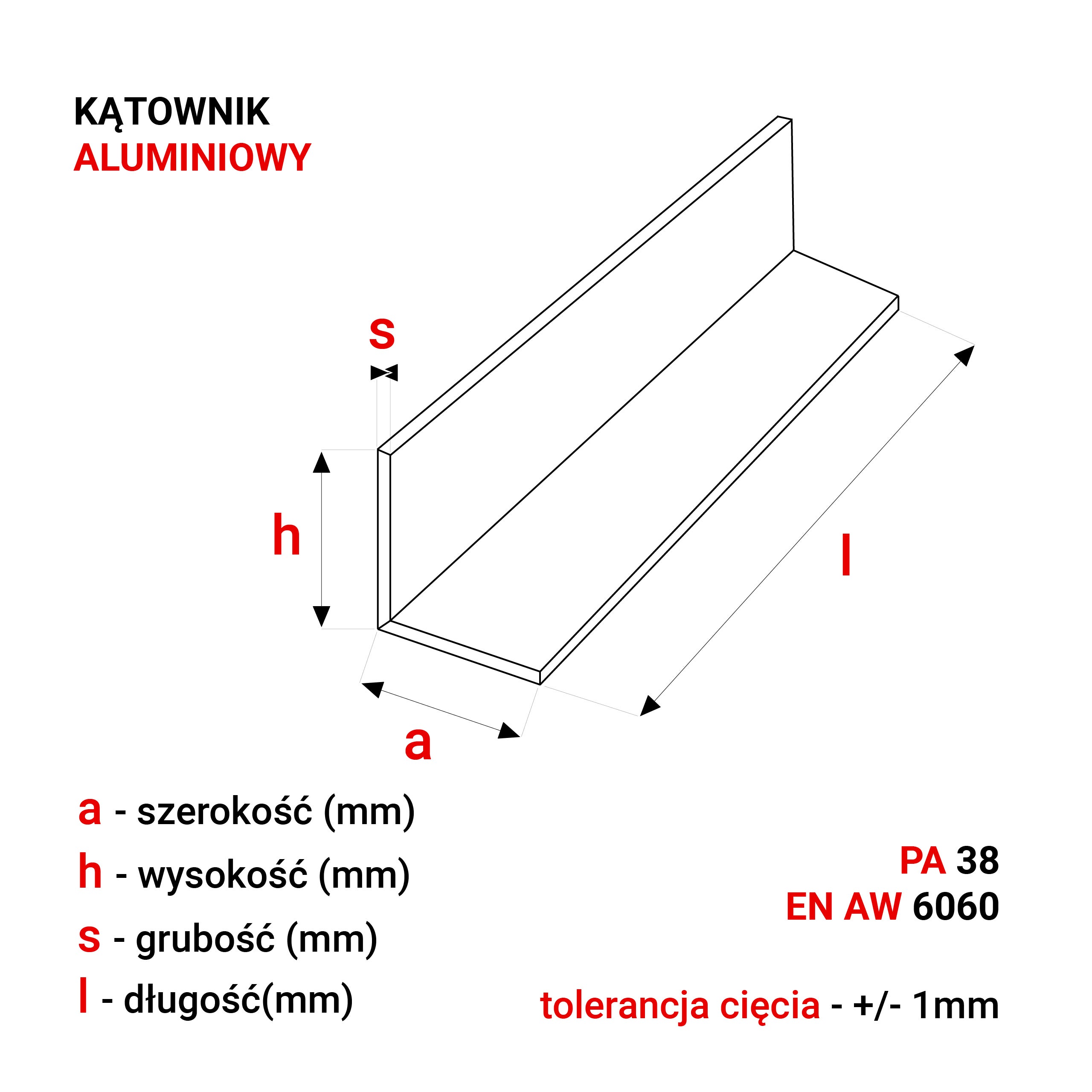 TJ Corniera In Alluminio 30x30x4 Mm - Profilo Angolare Lunghezza 1 Metro - Per Interni/Esterni, Edilizia E Fai-da-te - 3