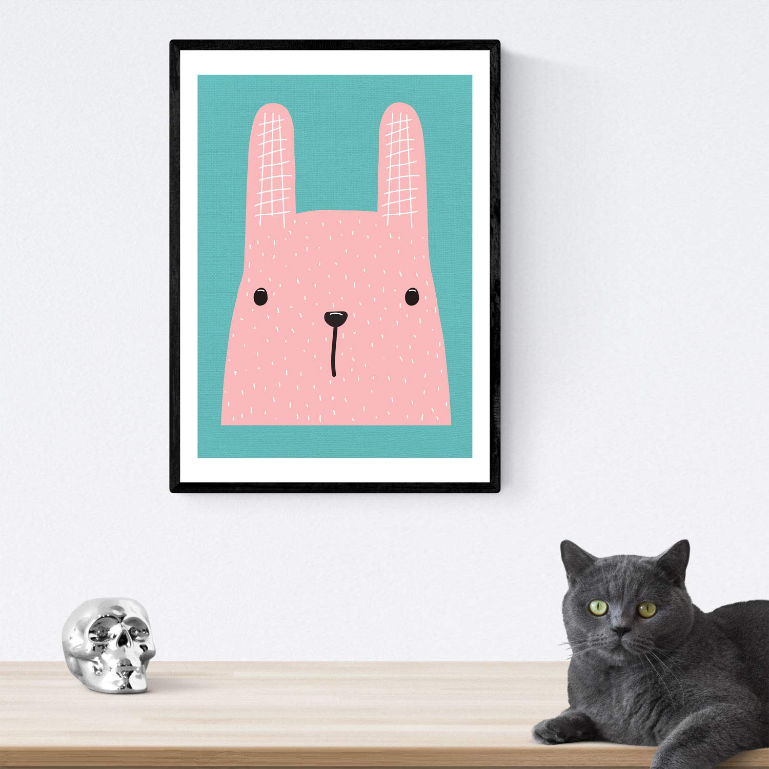 Poster de animales infantiles. lamina de animales para ninos. sin marco - a3