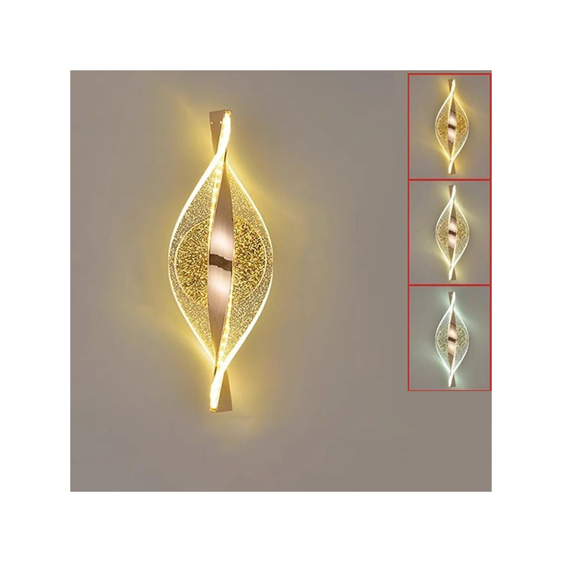 Lampa Ścienna Spiralna cm Lampka Nocna LED z Regulowanymi Tonami Lampa Dekoracyjna Nowoczesne Oświetlenie Wewnętrzne Sztuka