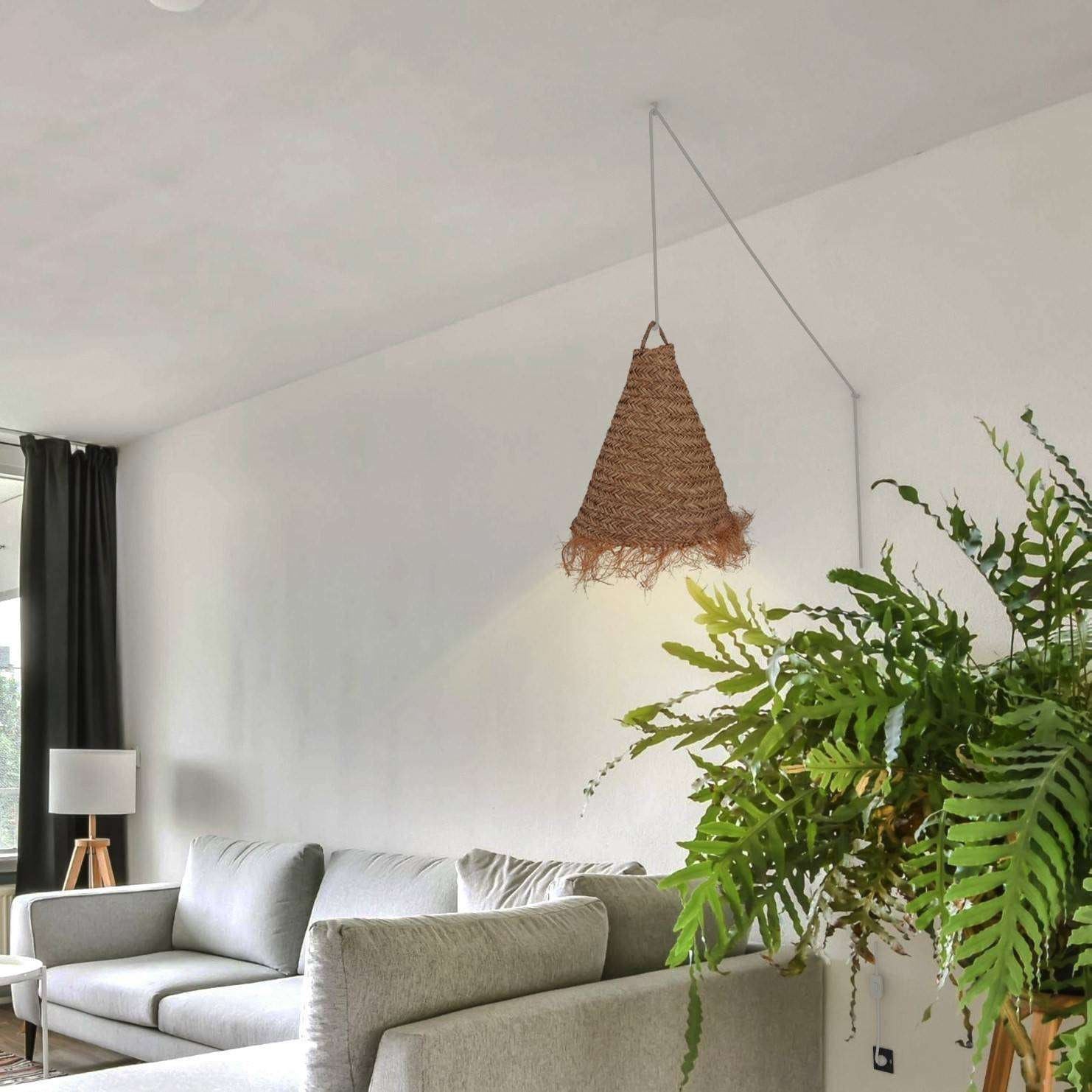 Douille E27 avec câble PVC, interrupteur et prise - 2