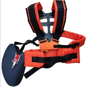 Imbracatura Tracolla Regolabile In Nylon Nero Per Taglierba, Decespugliatore E Tagliasiepi &ndash; Universale, 61-101 Cm