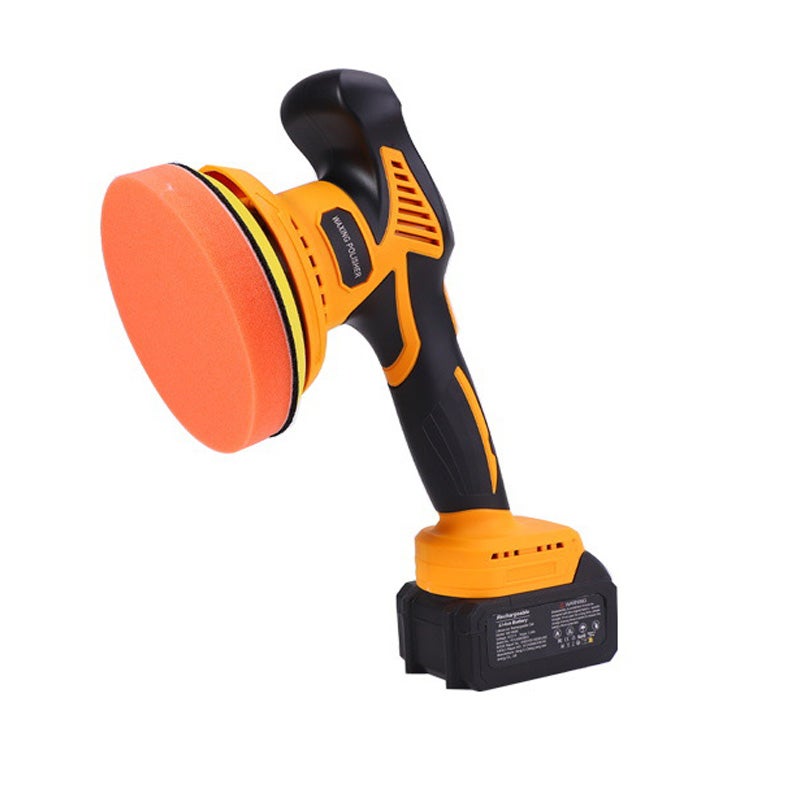 Polisseuse de voiture sans fil, adaptée aux automobiles, comprend des accessoires, norme européenne, 21V, 2 batteries, 1 chargeur (8 vitesses) - 3
