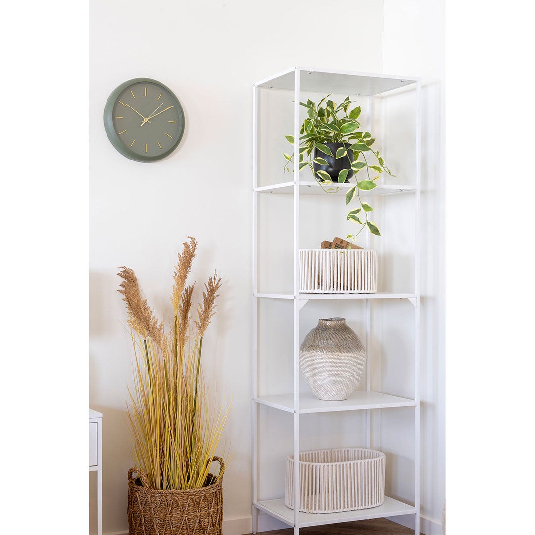 Rossano horloge murale silencieuse Ø30cm verte. - 3