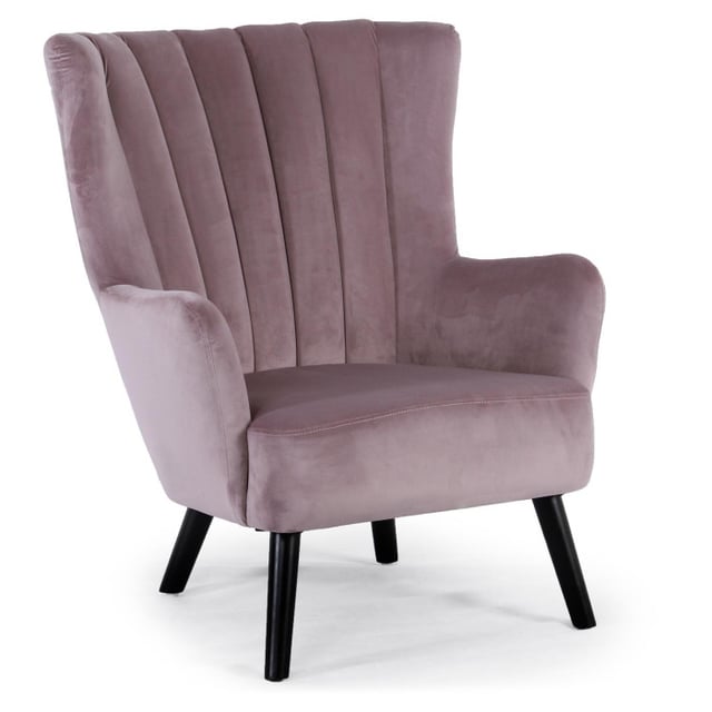 Fauteuil Scandinave Velours 