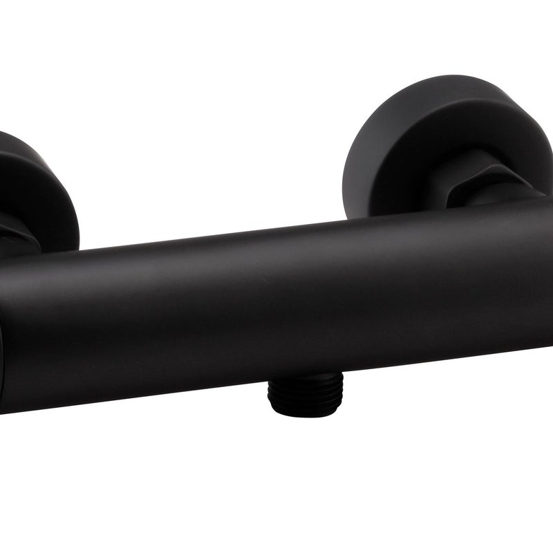 Termostatyczna bateria prysznicowa czarny mat, Envol, ESSEBAGNO