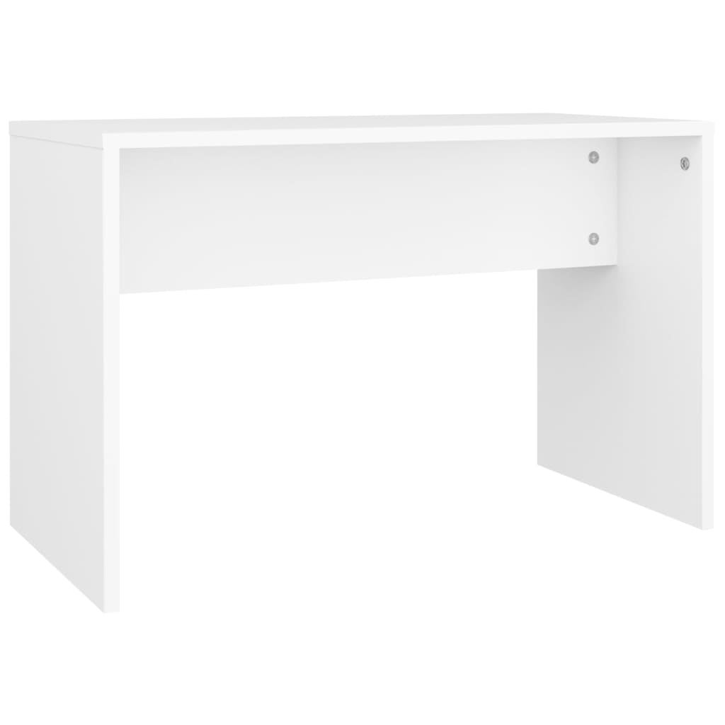 Set toeletta con sgabello led 60 x 40 x 140 cm legno composito bianco 02_0006250 - 4
