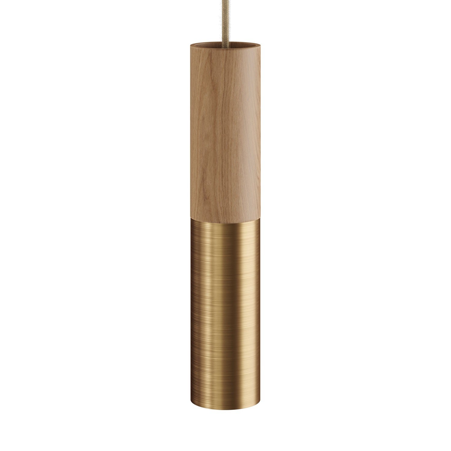 Lampa Creative Cables Tub-E14 drewno i metal skandynawski design