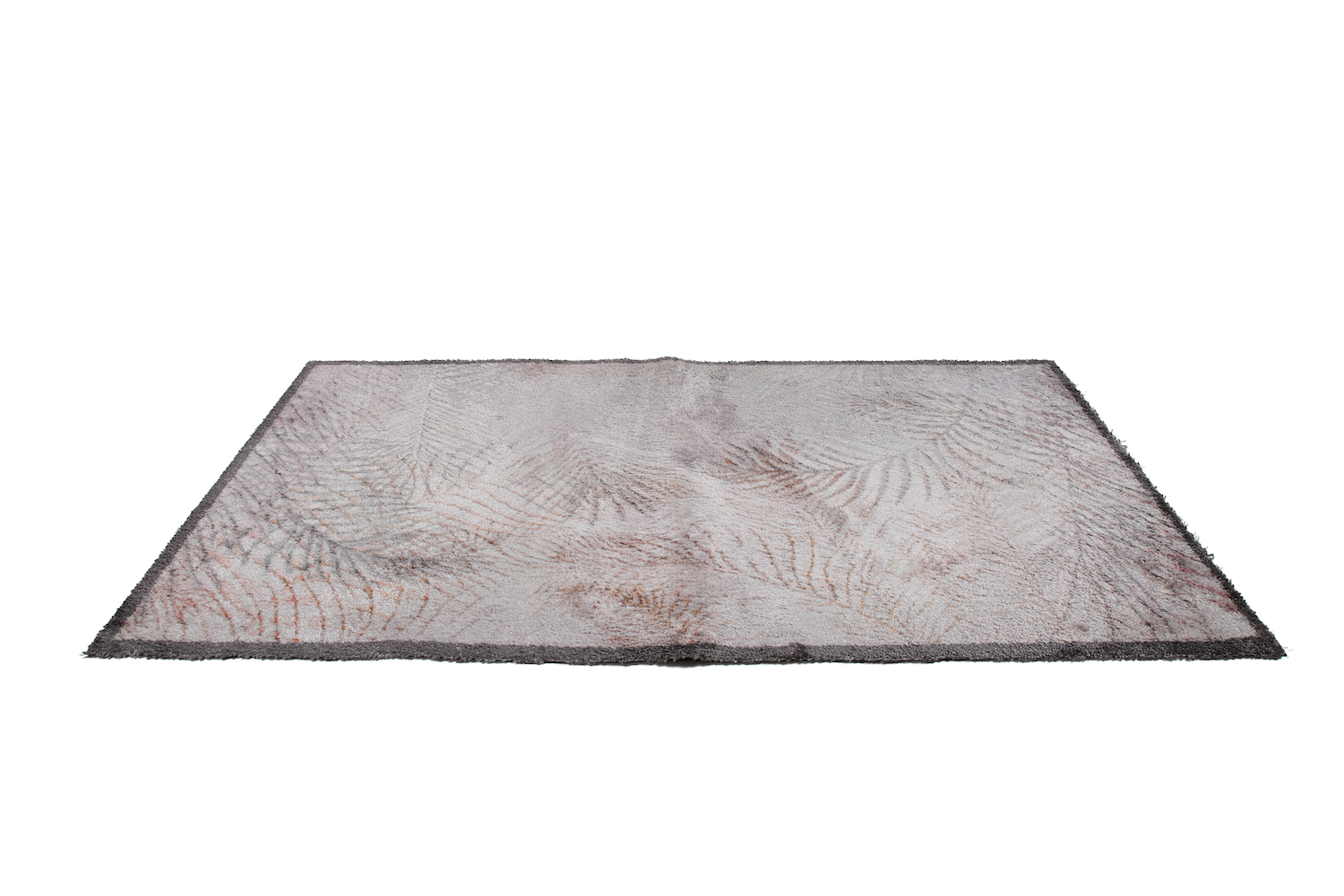 Alfombra de entrada personalizado - modelo mekong - gris - 67cm x 120cm