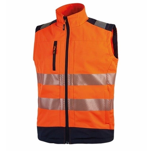U-Power - Gilet Softshell Stretch orange haute visibilité DANNY - Orange - S