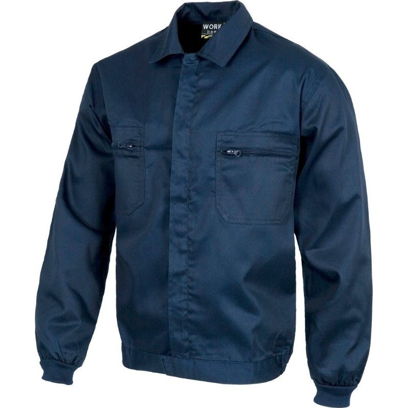 Cazadora básica con cierre de cremallera de nylon oculta WORKTEAM B1102 ...
