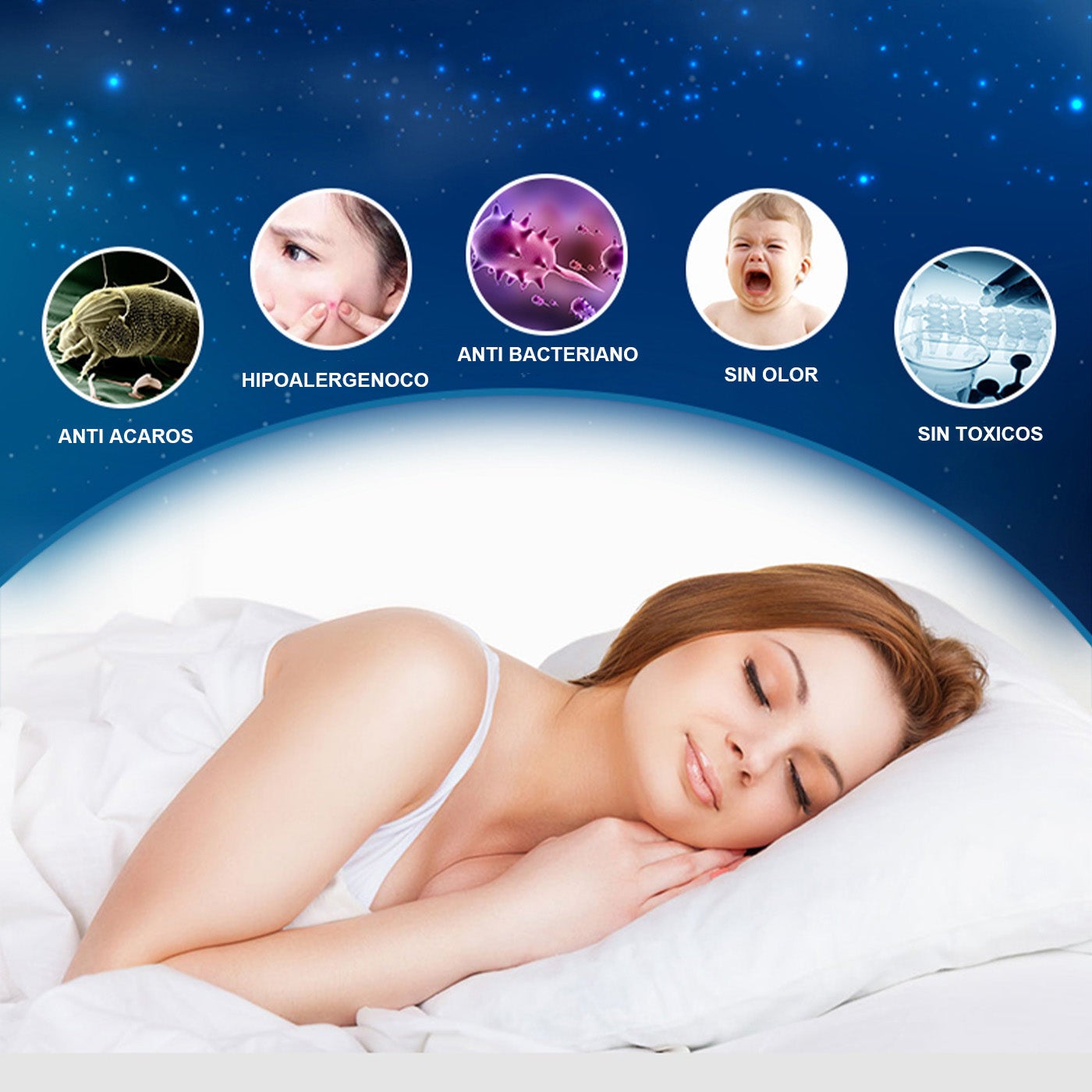 HOME MERCURY - Protector de colchon Impermeable, Maxima absorvencia, 100% Microfibra, Anti-Acaros, Anti-Bacteriano, Cubre Colchon Ajustable (Cama 150) - 6