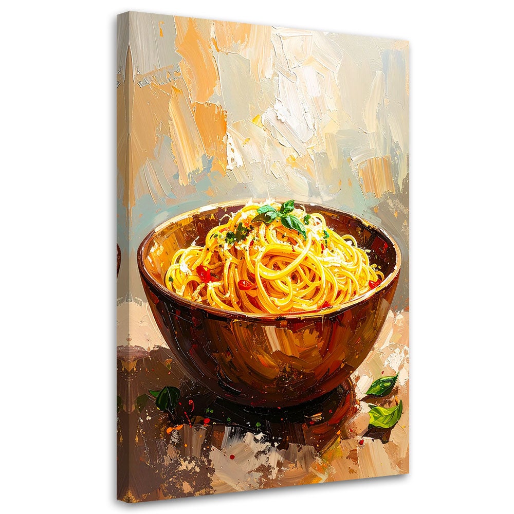 Obraz do kuchni baru jadalni, Spaghetti Makaron 40x60