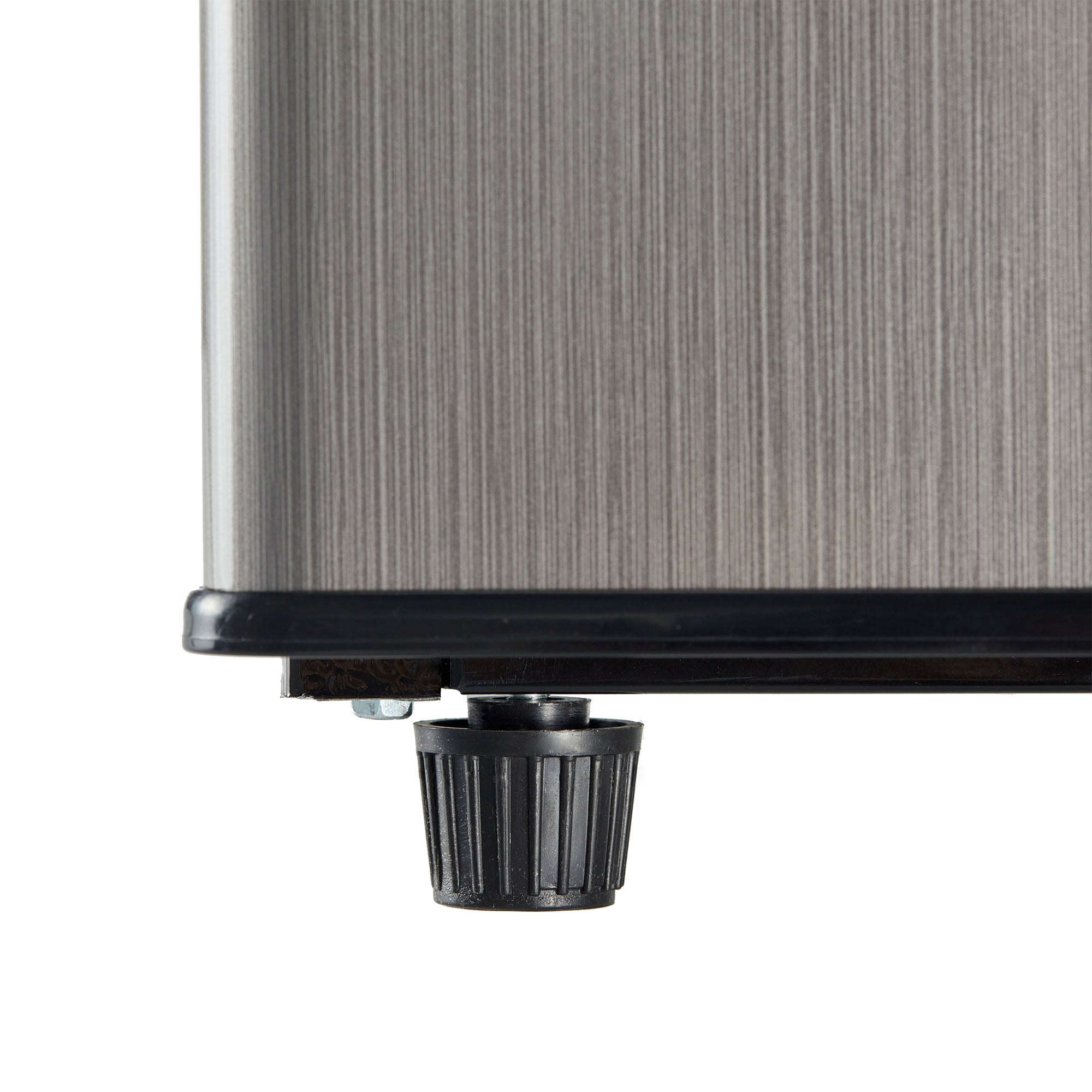 Réfrigérateur congélateur bas avec 2 Portes - 106 L ( 60+46) - Classe E - -25 °C ~10 °C - Pose libre - 42.5x44.5x102cm - Acier inoxydable - Gris - 5
