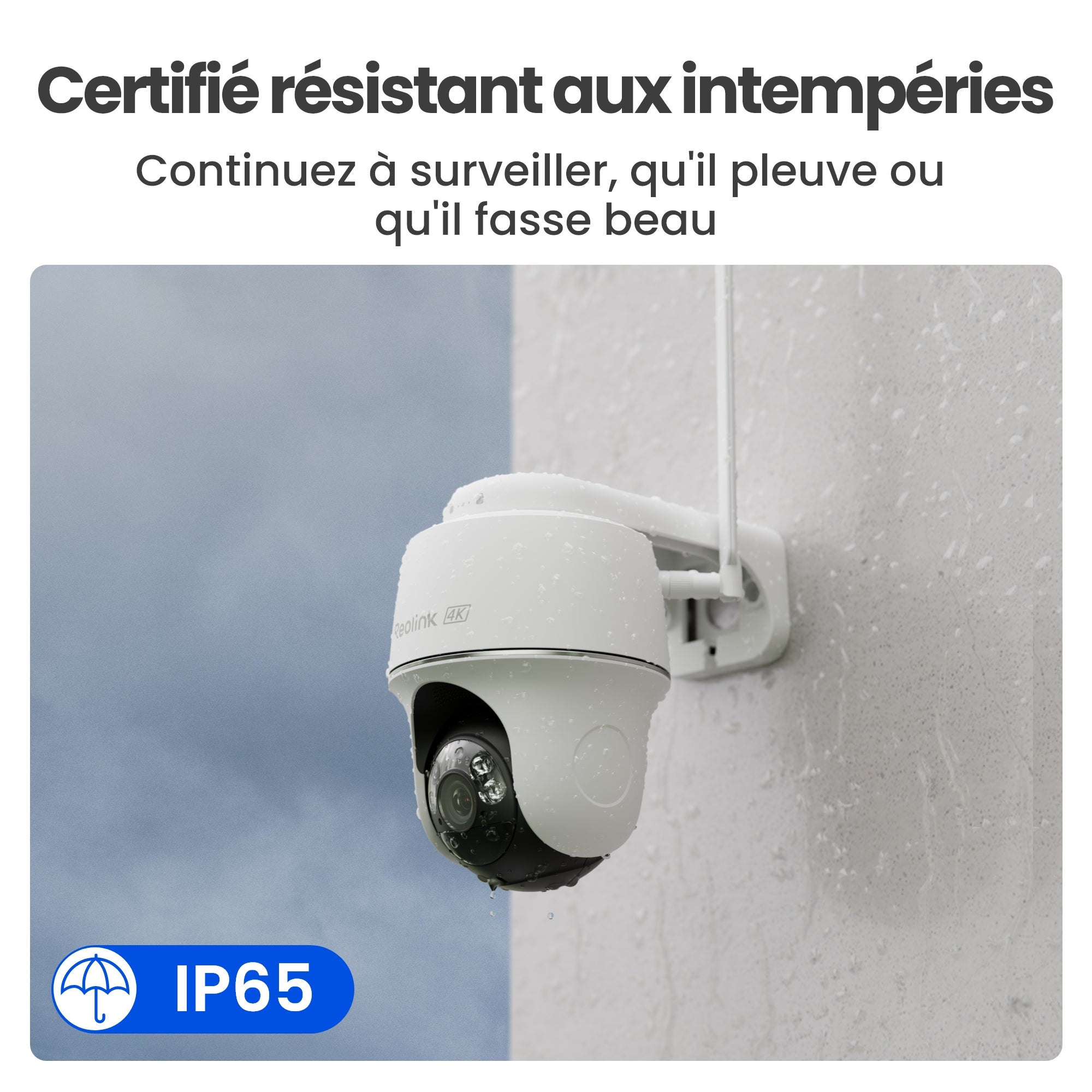 Caméra de surveillance 4K 4G LTE batterie PT sans fil, +SP, Reolink - 8