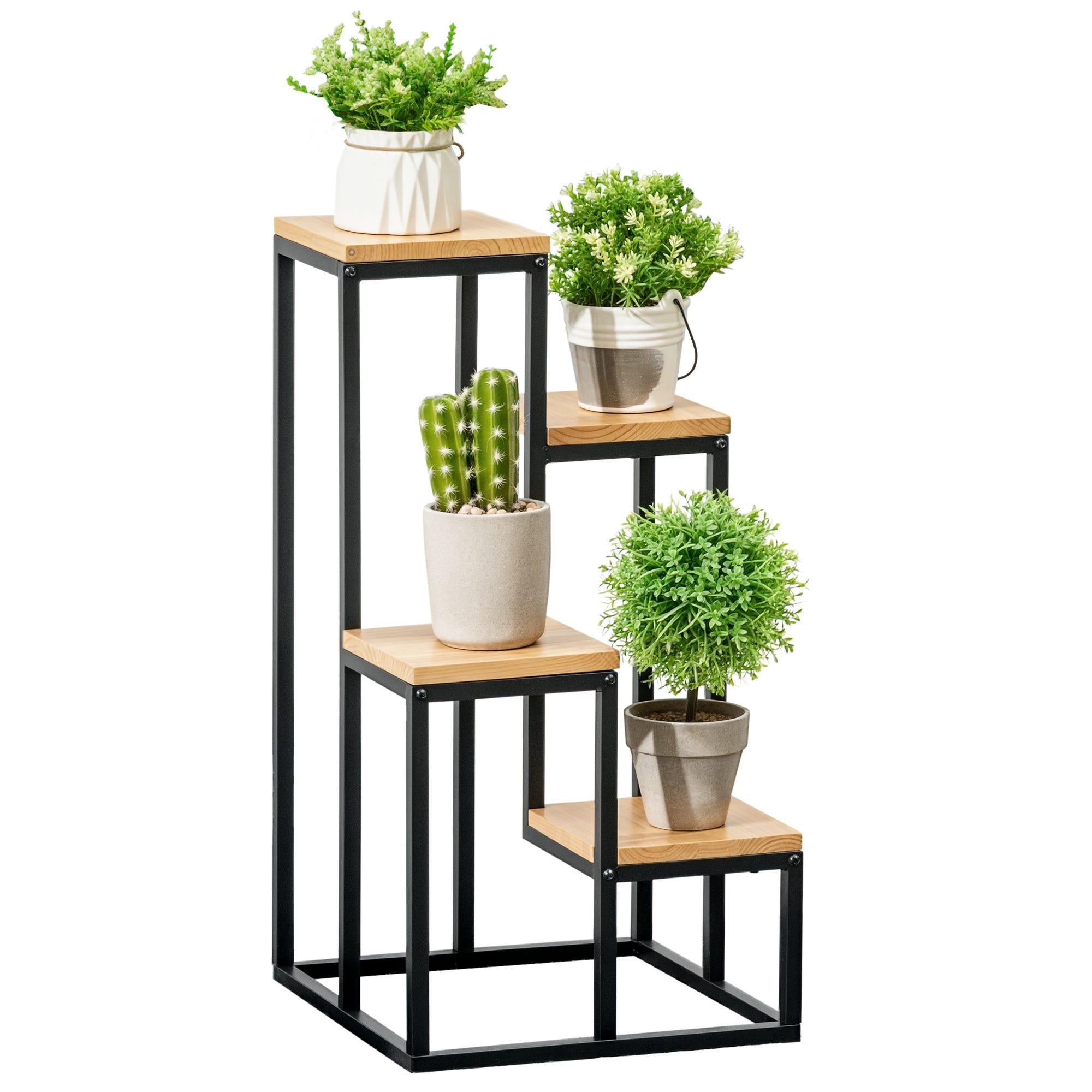 ZXNQ Métal Étagère à Fleurs à 6 Niveaux, Porte Plantes Fer Forgé, Support de Pot de Fleur Support de Plante pour, Idéal pour Maison Balcon Terrasse Jardin - 68 * 83 * 45CM ZXNQ Métal Étagère à Fleurs à 6 Niveaux, Porte Plantes Fer Forgé, Support de Pot de Fleur Support de Plante pour, Idéal pour Maison Balcon Terrasse Jardin - 68 * 83 * 45CM