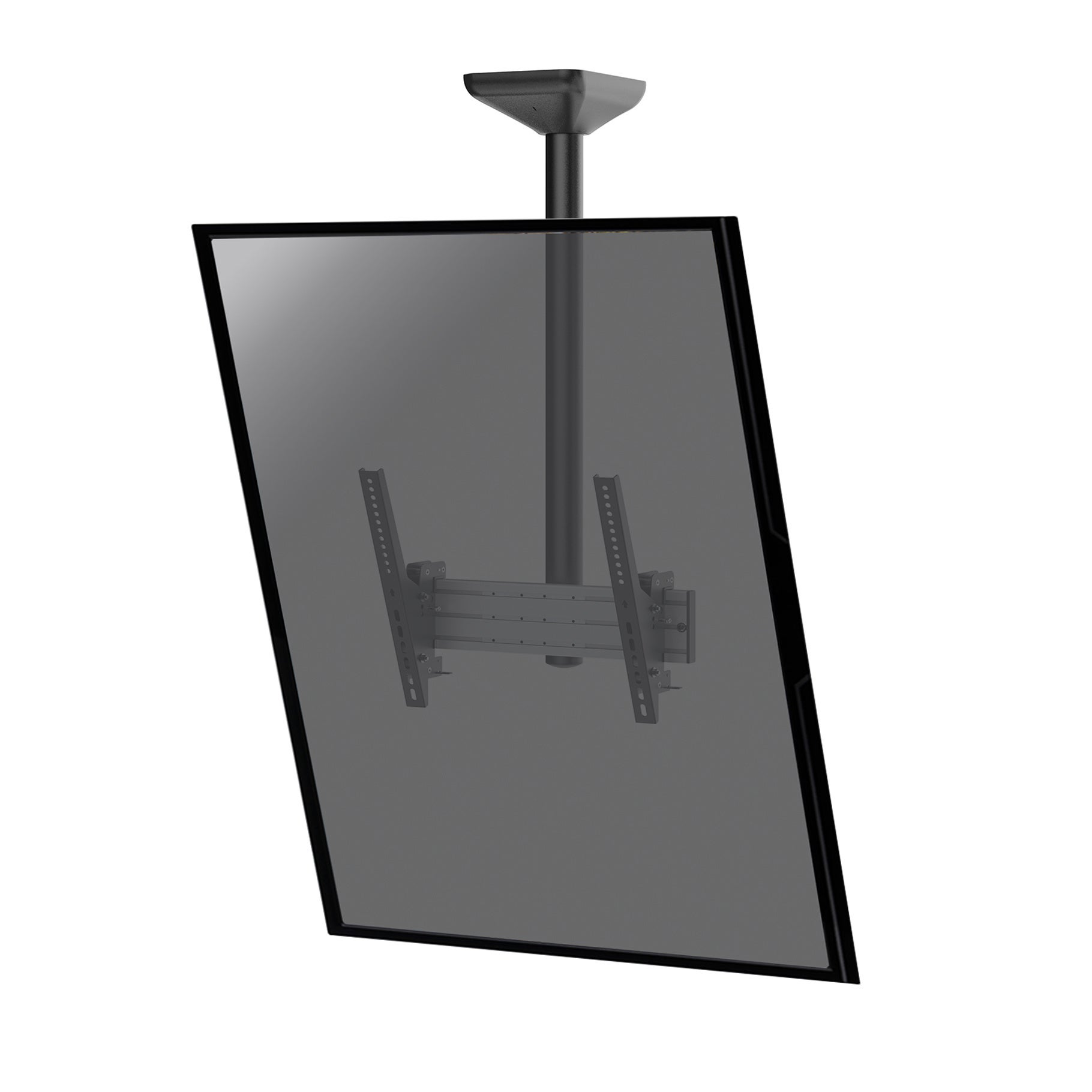 Supporto TV Da Soffitto Regolabile - Per TV 43-86 Pollici Fino A 60 Kg, Inclinabile 25°, Rotazione 360°