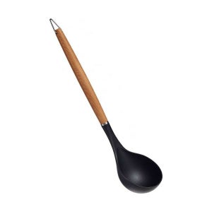 Palette in acciaio inox per uso intensivo con manico in legno paella