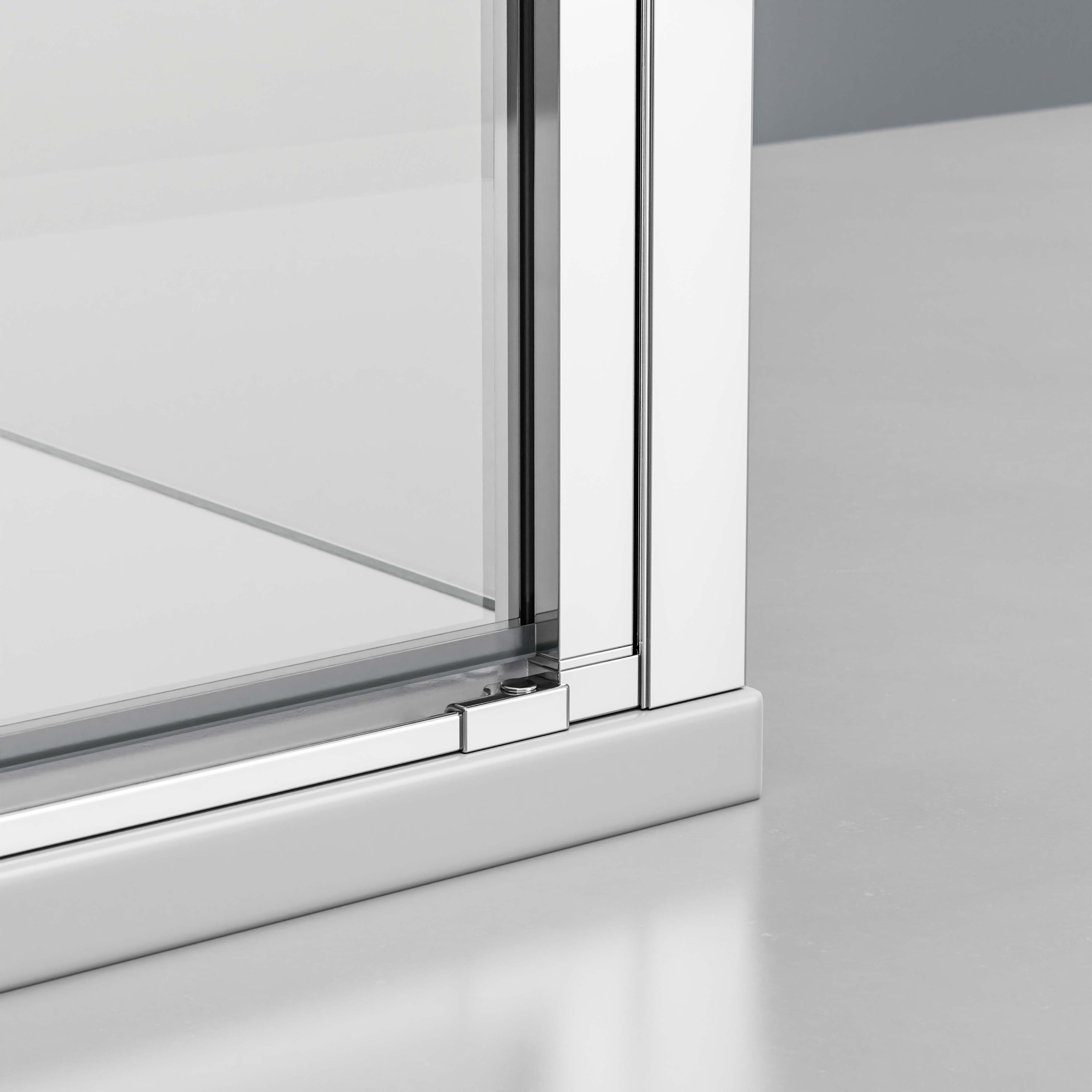 Bernstein Kabina prysznicowa narożna EX416-2 szkło ESG 6mm drzwi podwójne – 90x90 cm - 3