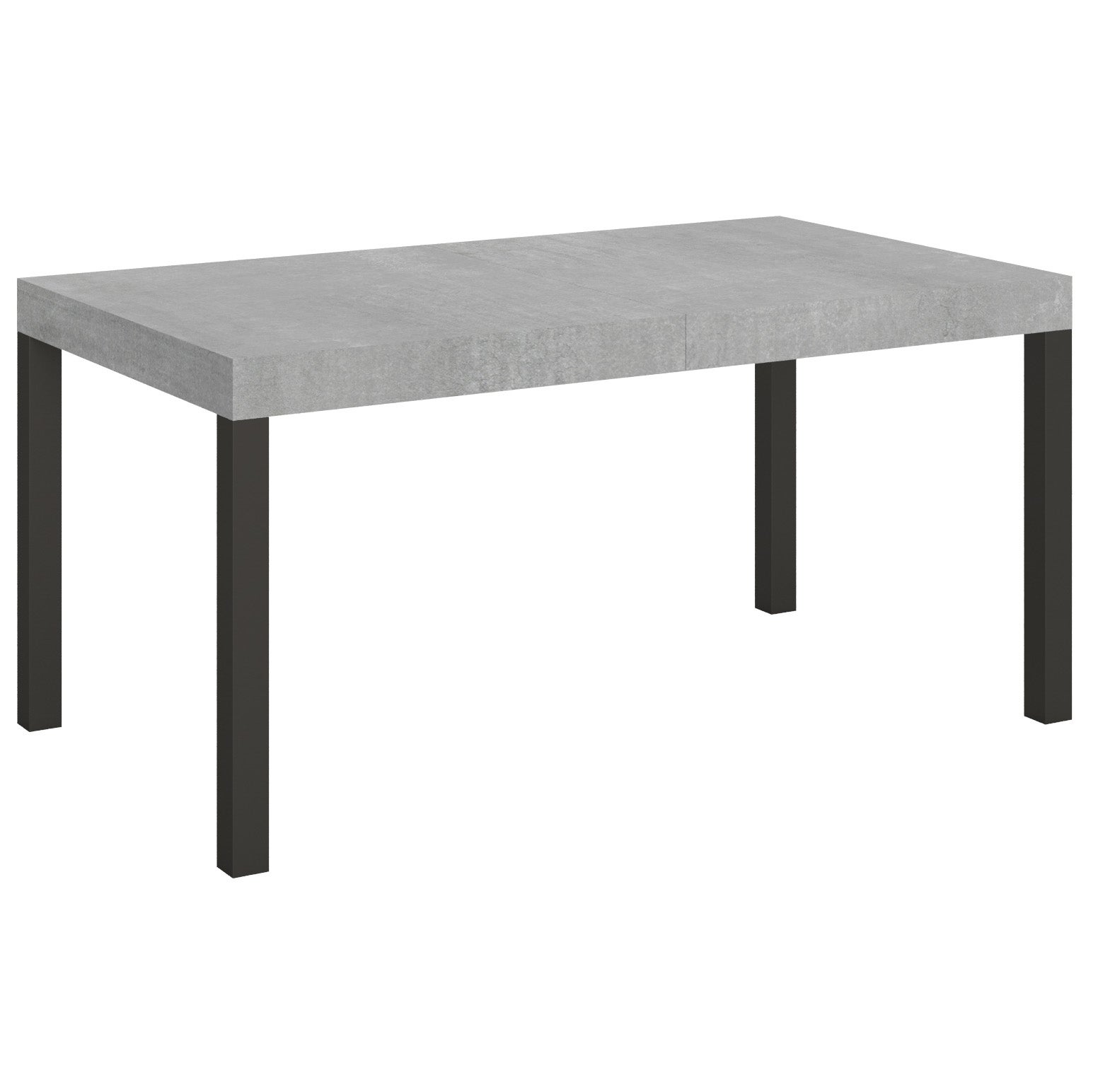 Stół rozkładany 90x160/264 cm Everyday Cement rama antracyt