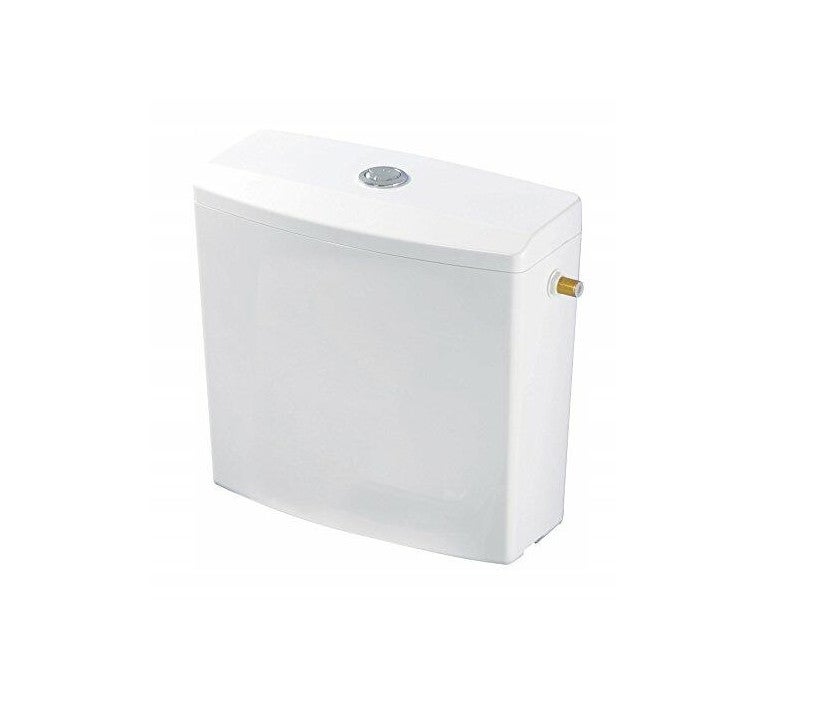 Chasse D'eau Wc Suspendu Wirquin 50717359 Réservoir D'eau Pour Wc Reviso Bas En Plastique Avec Wc Avec Lave Main Intégré