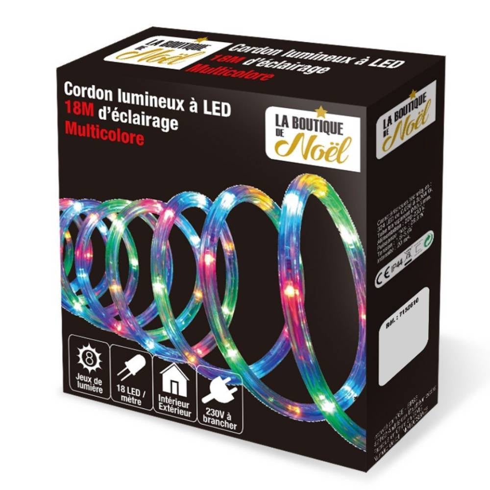 Cordon lumineux LED extérieure - 6, 10, 18 ou 40 mètres - 10 mètres - Translucide - 5
