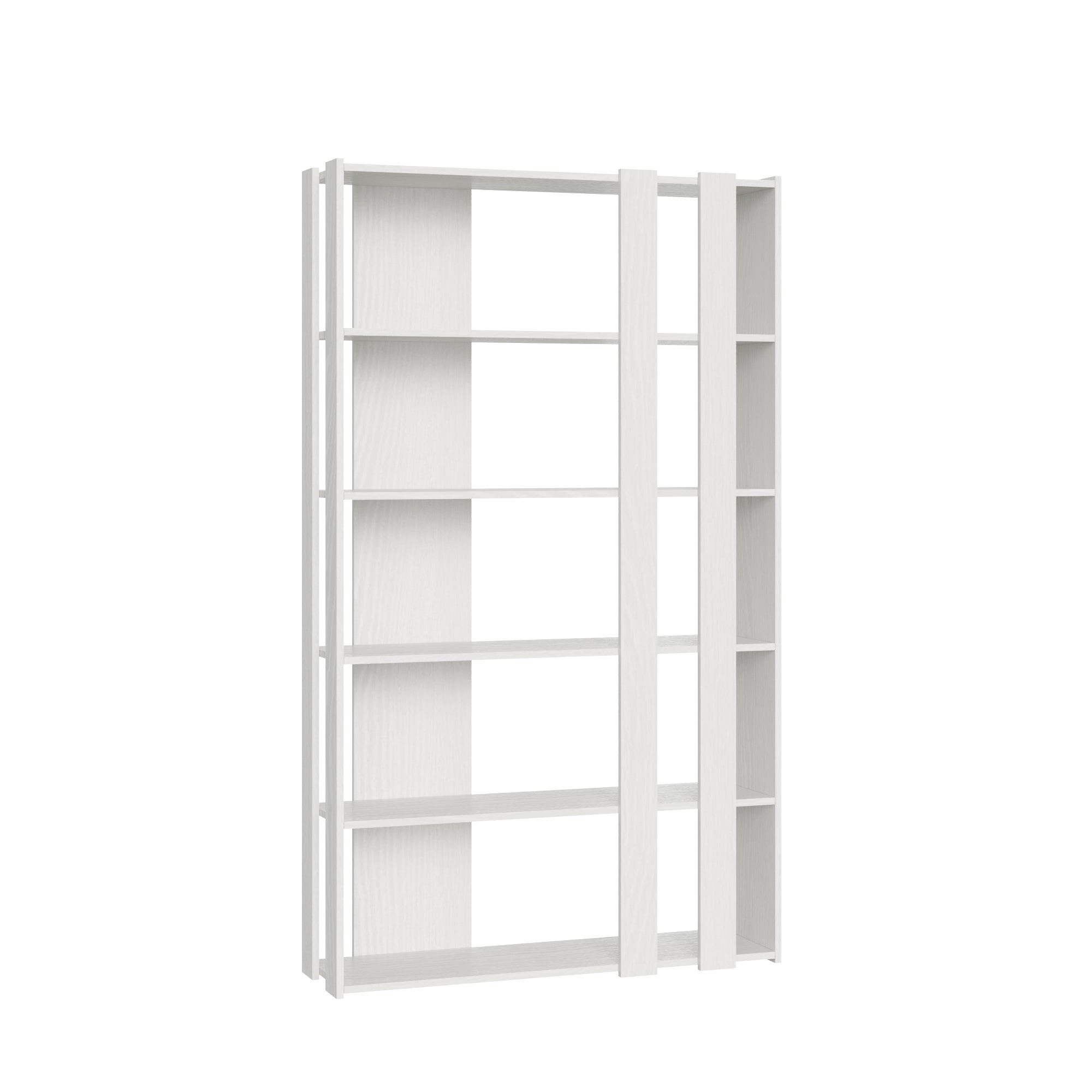 Otwarta biblioteczka Kato Small B z białego jesionu