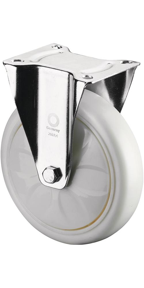 BS Rollen Koło stałe D.150mm Nośność.650kg Płytka L135xB110mm Kolor Rl.biały - L610.B15.152