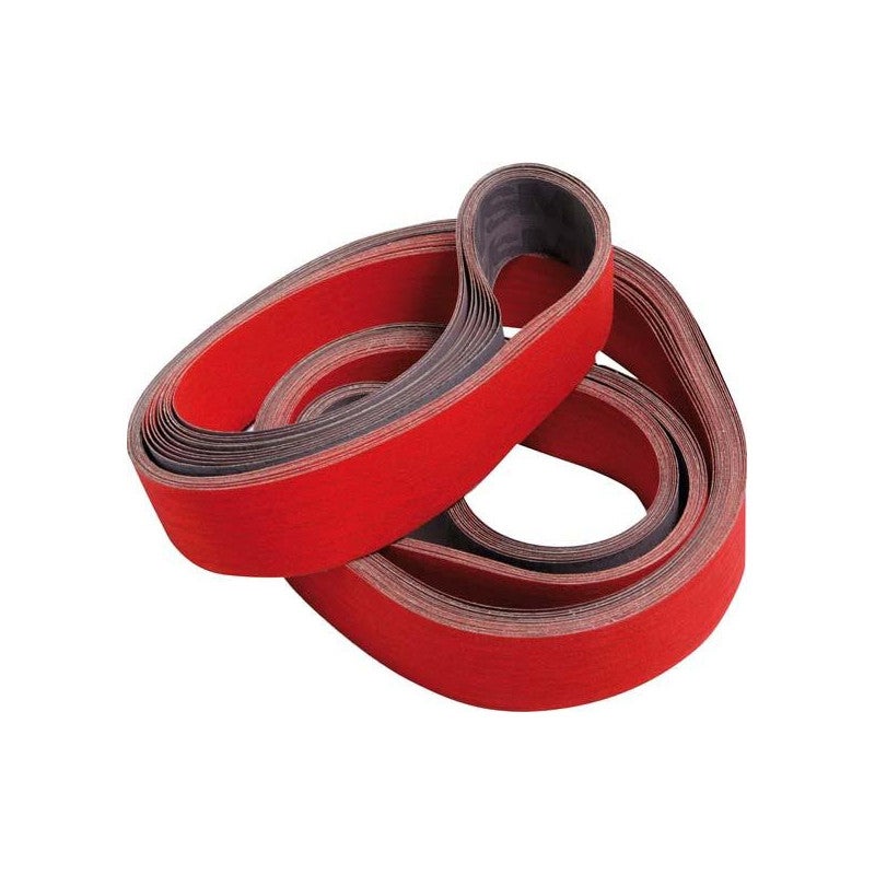 Lot De 10 Bandes Abrasives En Tissu 100 X 610 Mm Pour Ponceuse à Bande