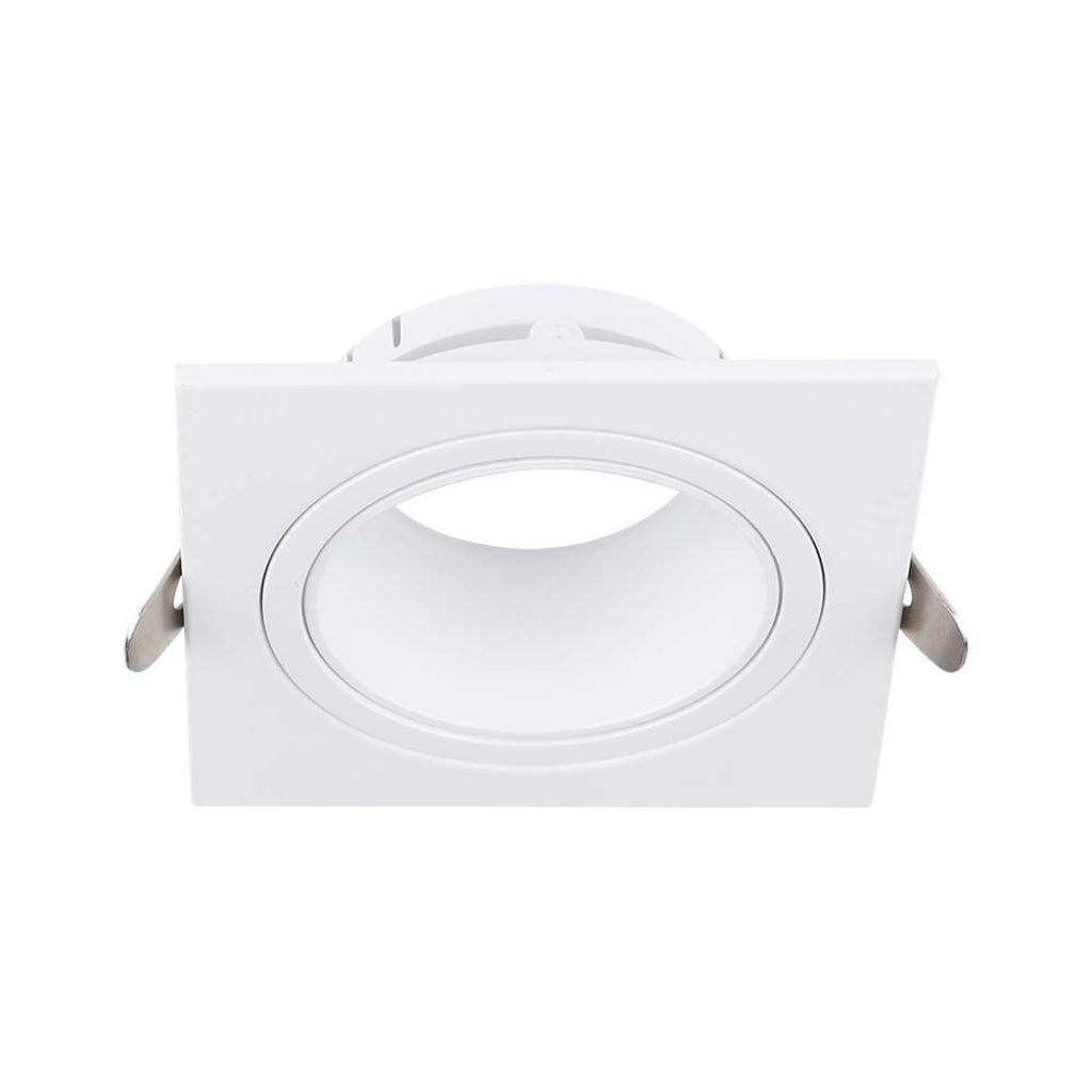 Portafaretto Incasso Gesso 100x100mm - Asia Led Per Lampade GU10, Bianco Verniciabile - Foto 12