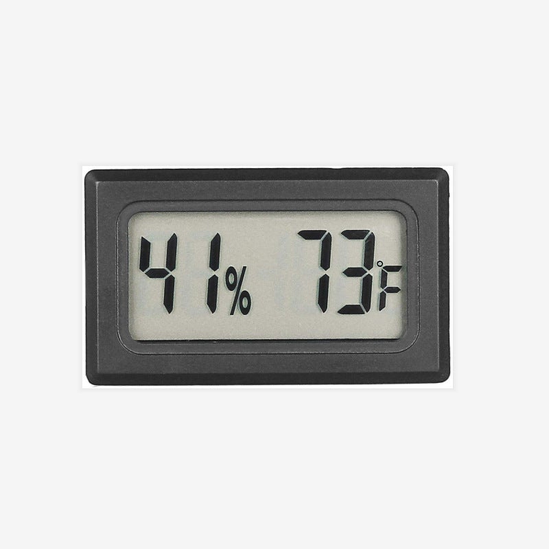 Miniaturowy cyfrowy higrometr-termometr LCD do użytku wewnątrz pomieszczeń, idealny do biura, pokoju dziecięcego, pokoju gościnnego lub lodówki.